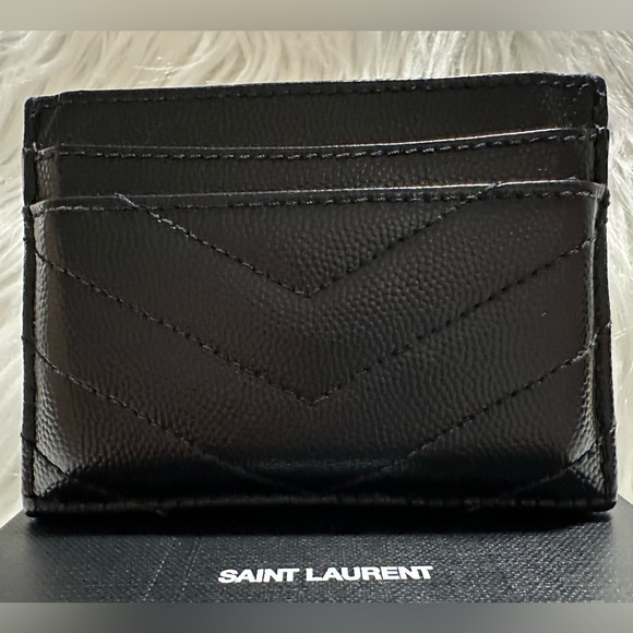 Saint Laurent YSL Monogram Matelassé Leather
Card Case EUC! - Picture 10 of 16